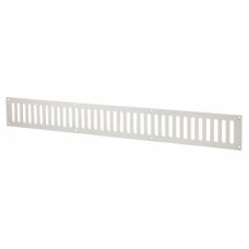 Exel Plain Slotted Vent - 600 x 76mm - 11590mm² Free Air Flow - Satin Stainless Steel