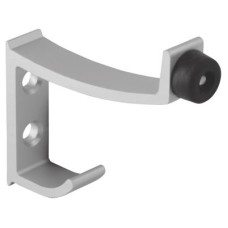 Premier Hat & Coat Hook - 12-13mm Panels - Satin Anodised Aluminium