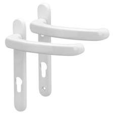 Fab & Fix Windsor uPVC Extended Multipoint Door Handle - 92mm c/c - White