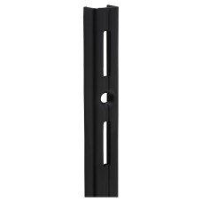 Exel Single Slot Shelf Wall Upright - 1000mm Length - Black