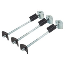 Zipbolt PPQT10 700ZIPCLIP Worktop Connectors - Suits 28mm Thick Worktops - 164mm Length - Pack of 3
