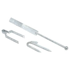 Medium Duty Field Gate Spring Catch - 450 x 45mm - Galvanised