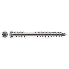 SPAX T-Star Plus Cylindrical Head Decking Screw - 6.0 x 100mm - A4 Stainless Steel - Pack of 100