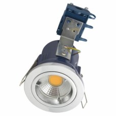 Forum Electralite Yate 50W IP20 Fire Rated LED Fixed Downlight - Chrome