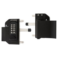 Borg BL3080 External Marine Grade Easicode Pro Push Button Code Lock - Left Hand - Black