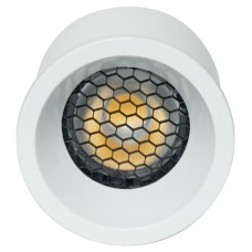 Forum Inlight Anti-Glare 4.8W GU10 LED Dimmable Spotlight Lamp - 4000K Cool White - White