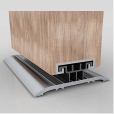 Norsound 850 Door Bottom Seal - 1500mm Length - Satin Anodised Aluminium