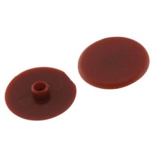 Plastic Cam Cap - 17mm Diameter - Cherry - Pack of 50
