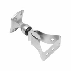 Push/Pull Clip Door Holder - 65mm Length - Satin Chrome