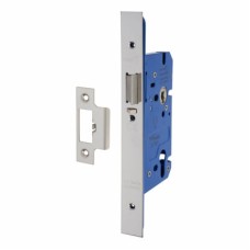 Hampstead Architectural DIN Euro Mortice Nightlatch - 85mm Case - 60mm Backset - Pol Stainless Steel