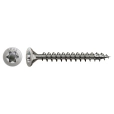 SPAX T-Star Plus Torx Countersunk Wood Screws - 6.0 x 50mm - A2 Stainless Steel - Pack of 100