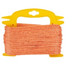 Multi Function Polypropylene Rope - 4mm x 30m Length - Orange