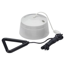Knightsbridge Part M Compliant 10AX 2 Way Pull Cord Switch - White