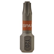 SPAX T-Star Plus Driver Bit - Torx - T20 - 25mm Length - Pack of 5