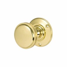 Heritage Brass by M Marcus Richmond Mortice Door Knob - 69mm Rose Diameter - Polished Brass