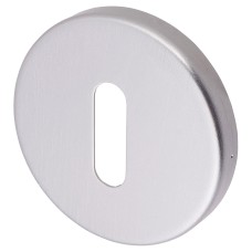 Urfic Escutcheon - 52mm Diameter - Keyhole - Satin Stainless Steel - Pair