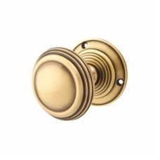 Heritage Brass by M Marcus Goodrich Mortice Door Knob - 69mm Rose Diameter - Antique Brass