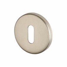 Exel Escutcheon - 52mm Diameter - Keyhole - Satin Stainless Steel