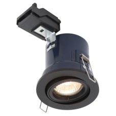 Forum Electralite Yate 50W IP20 Fire Rated LED Adjustable Downlight - Matt Black