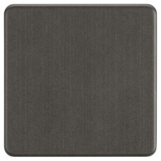 Knightsbridge 1 Gang Blank Plate - Smoked Bronze