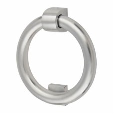 Heritage Brass by M Marcus Ring Door Knocker - 107 x 77mm - Satin Chrome