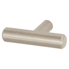 Exel 12mm T-Bar Cabinet Knob - 50 x 32mm - Satin Nickel