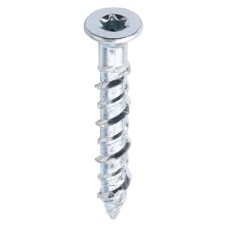 TIMCO Masonry Screw - Countersunk - Zinc Plated - 6 x 40mm - Pack of 100