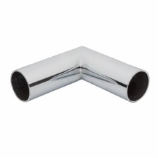 38mm Solid Brass 90° Mitred Elbow - Polished Chrome