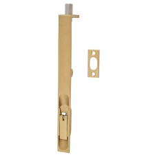 Jedo by Frelan Lever Action Flush Bolt - 200 x 20mm - Fire Rated - Square - Satin Brass