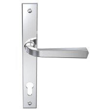 Mila Heritage uPVC Multipoint Door Handle - 92mm c/c - Polished Chrome