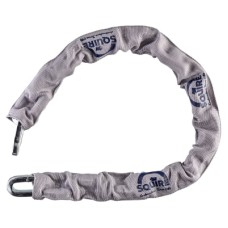 Squire Stronglock Fabric Sleeve Hardened Security Chain - 10 x 900mm - Grey