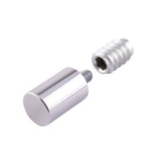 Bramah Rola Removable Egress Sash Window Stop - Polished Chrome - 2 Body + 4 Inserts