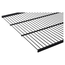 Exel Top Track System - Ventilated Shelf - 600 x 400mm - Black 