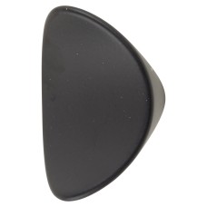 M Marcus Calyx Oval Cabinet Knob - 40 x 30mm - Matt Black