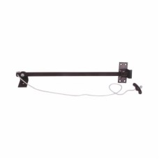 Cord Operated Door Holder - Garage Door - 375mm Length - Black Japanned