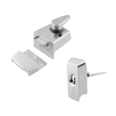 ERA BS8621:2007 Keyless Egress Nightlatch - 60mm Backset - Satin Chrome Case/Cylinder