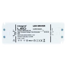 Integral LED 12V 50W Constant Voltage LED Driver - IP20 - 200-240VAC