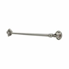 Hampstead Heavy Duty Cabin Hook & Eye - 250mm Length - Satin Nickel