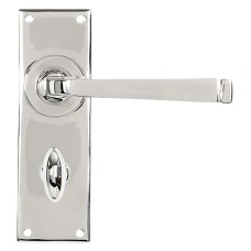 From The Anvil Polished Stainless Steel Bathroom Door Handle - Avon Range - 152 x 48mm