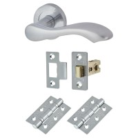 Exel Scarlett Latch Door Handle on Rose ...