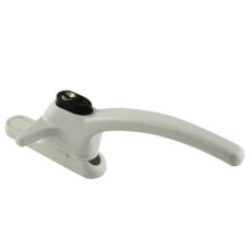 ERA uPVC/Timber Cockspur Locking Window Handle - 21mm Nose Height - Right Hand - White