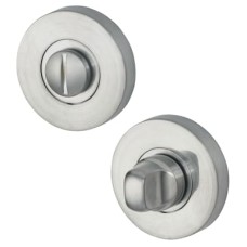 Jigtech Bathroom Turn & Release - 52mm Diameter - Satin Chrome