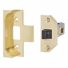 UNION 2650 Rebated Tubular Latch - 64mm Case - 44mm Backset - Polished Brass