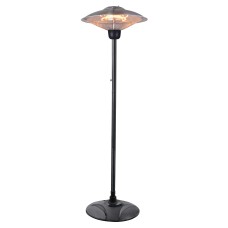 Forum Zink Marl IP34 Floor Standing Patio Heater - 1000/2000W