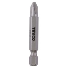 TIMCO Steel Driver Bits - Phillips - PH2 - 50mm Length - Pack of 5