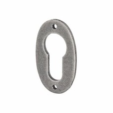 Olde Forge Oval Escutcheon - 51 x 29mm - Euro - Pewter