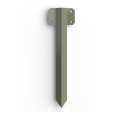 FenceMate Sleeper Pin Straight Bracket - 365 x 2mm - Olive