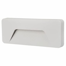 Integral LED PathLux 3W LED Rectangular Surface Outdoor Brick Light - IP65 - 3000K - Matt White