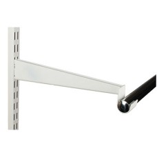 elfa Twin Slot Shelving System - Hanging Rail Bracket - 325mm Length - White