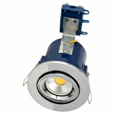 Forum Electralite Yate 50W IP20 Fire Rated LED Adjustable Downlight - Chrome